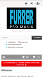 Mobile Screenshot of furrerpromusik.ch